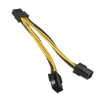 2 X 6PIN FEMALE TO 8PIN MALE 2 X 6PIN FEMALE TO 8PIN MALE