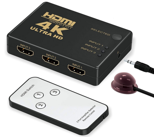 3 PORT HDMI SWITCH WITH IR 3 PORT HDMI SWITCH WITH IR