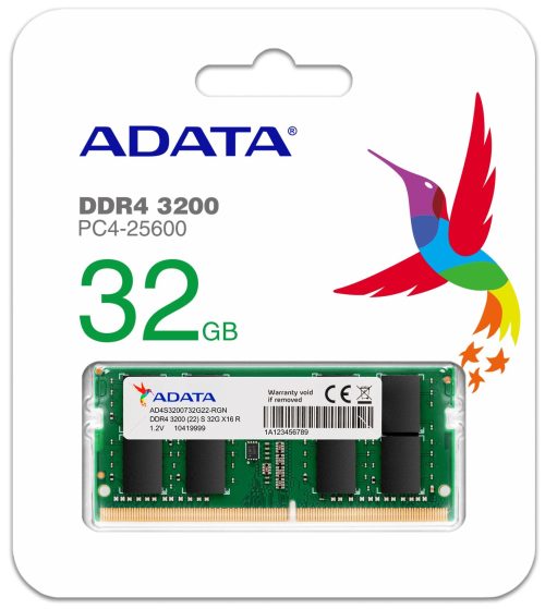 ADATA 32GB DDR4 3200 SODIMM ADATA 32GB DDR4 3200 SODIMM