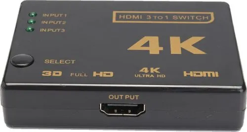 3PORT HDMI SWITCH 4K