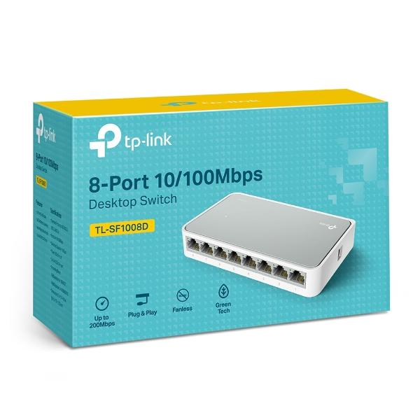 8-PORT 10/100MBPS DESKTOP SWITCH