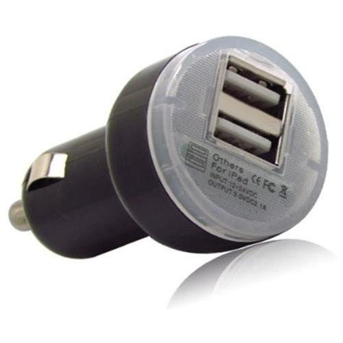 DUAL USB CAR CHARGER- BLACK DUAL USB CAR CHARGER- BLACK
