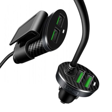 LDNIO USB CAR CHARGER - 4P 5.1A LDNIO USB CAR CHARGER - 4P 5.1A