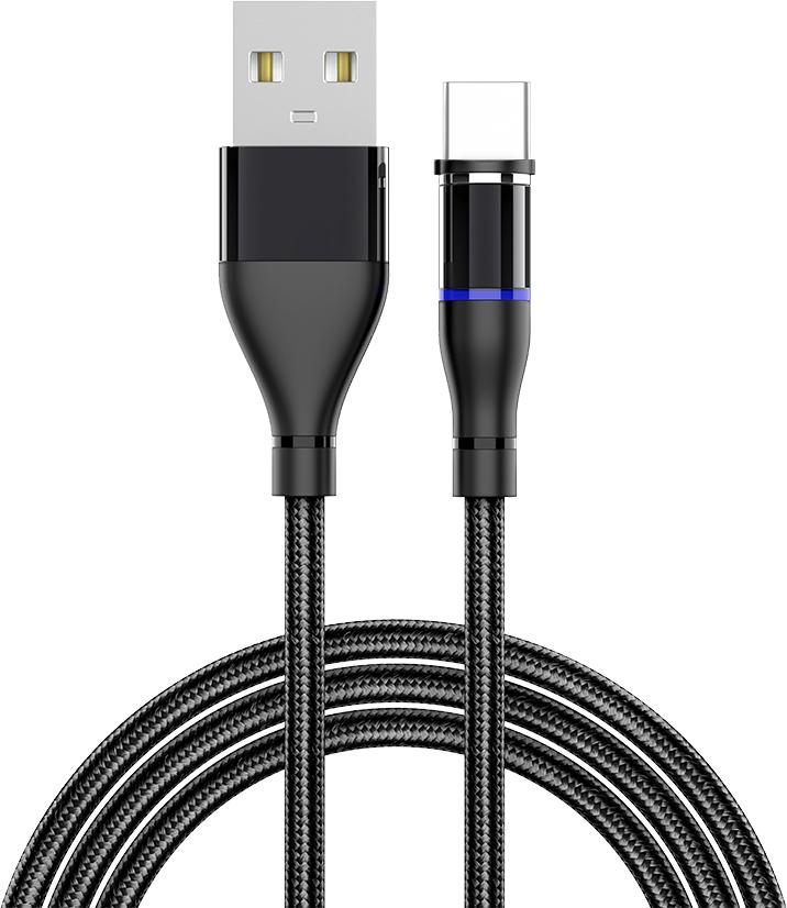MAGNETIC CHARGING CABLE TYPE-C  BLACK