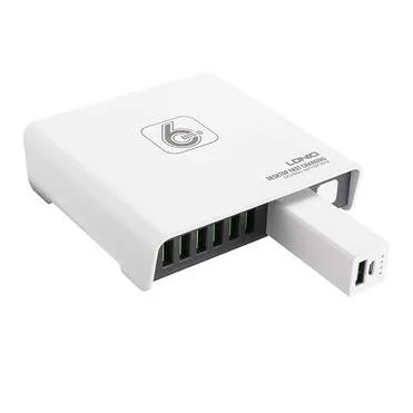 USB 6P DESKTOP CHARGER + POWER BANK