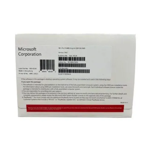 WIN 11 PRO 64BIT ENG 1PK DSP DVD