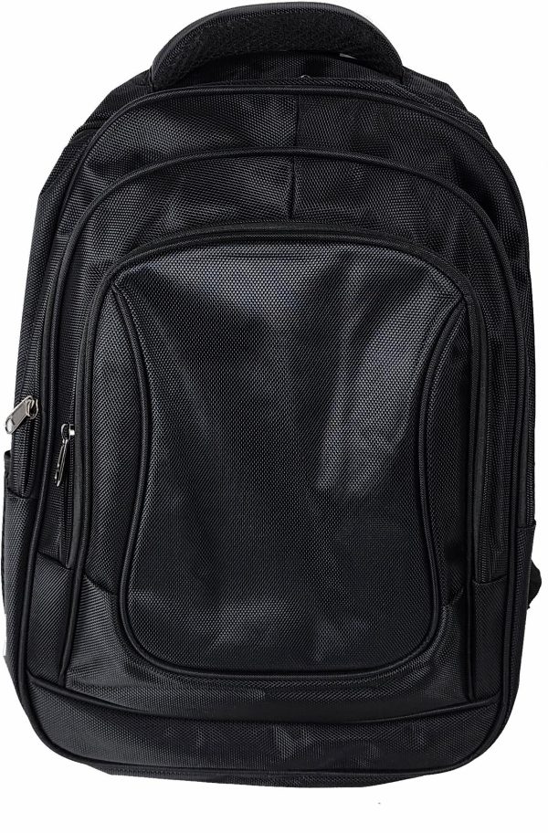 MICROWORLD BLACK BACKPACK MICROWORLD BLACK BACKPACK