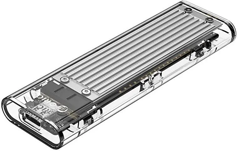 NVME M.2 SSD ENCLOSURE SILVER