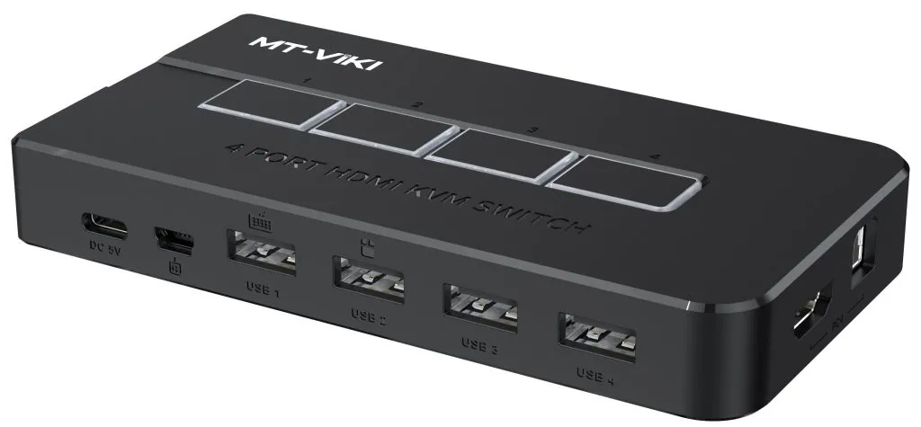 4 PORT MANUAL HDMI KVM SWITCH
