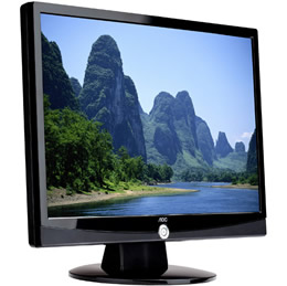 AOC 19" WIDE SCREEN USED