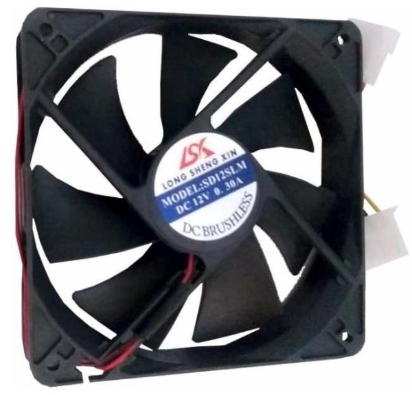 CHASSIS FAN: 120MM BLACK CHASSIS FAN: 120MM BLACK