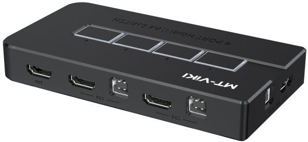 4 Port Manual HDMI KVM Switch