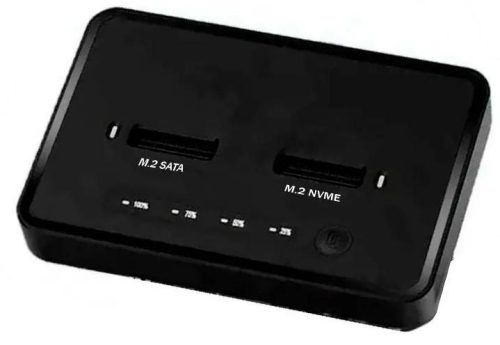 DUAL BAY M.2 SSD DOCK WITH CLONE DUAL BAY M.2 SSD DOCK WITH CLONE