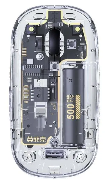 CRYSTAL TRANSPARENT 2.4G MOUSE