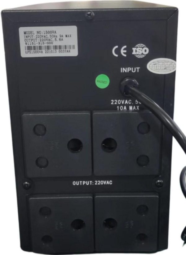 TBYTE 1500VA/900W Offline UPS - Demo