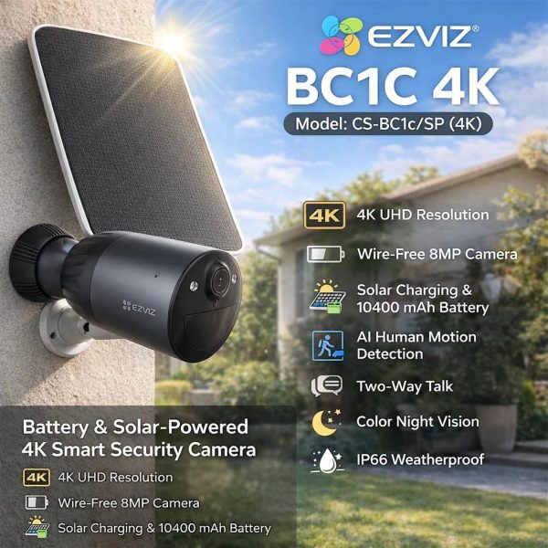ezviz-bc1c-4k-wifi-kit-incl-solar-panel-6 EZVIZ BC1C 4K Wifi Kit Incl Solar Panel