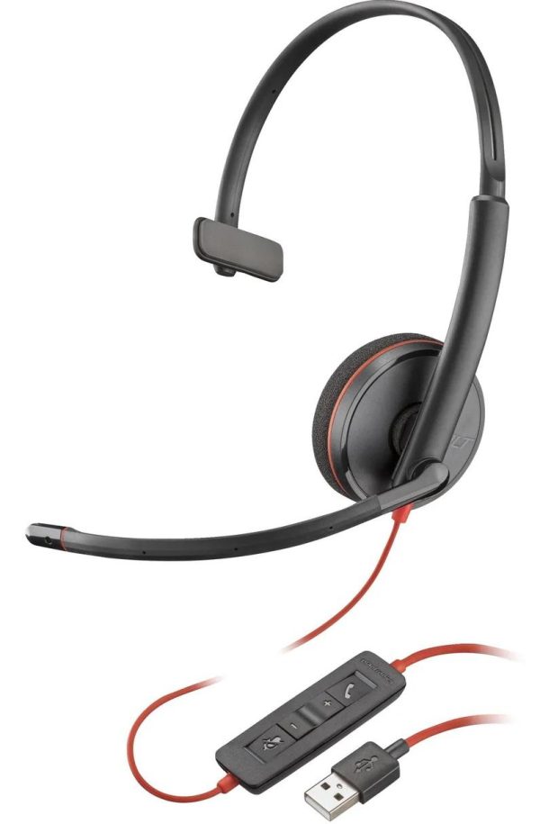 POLY BLACKWIRE USB-A WITH MIC POLY BLACKWIRE USB-A WITH MIC