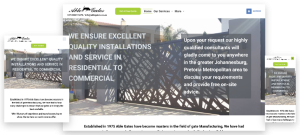 Able Gates Fencing Website Mockup All Clean