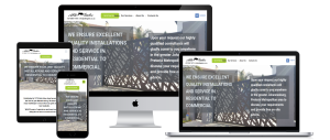 Able Gates Website Mockup All Frame